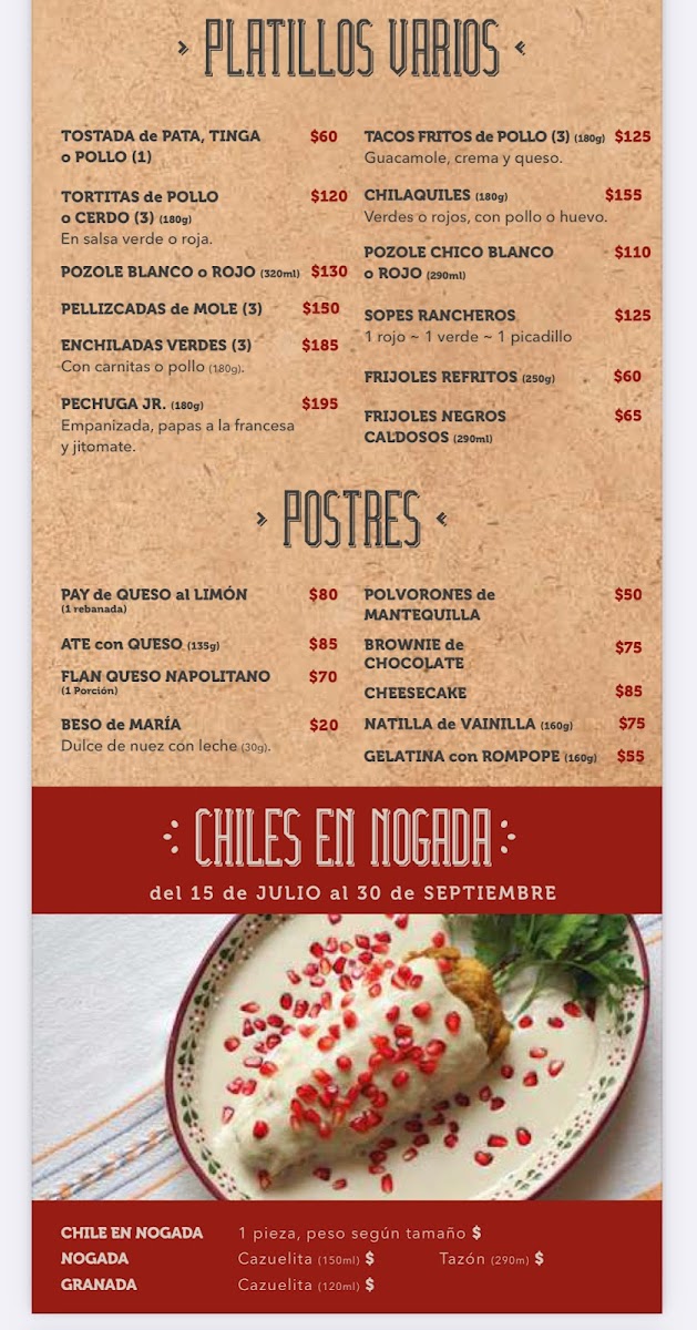 Las Chalupitas Menu - Image 6